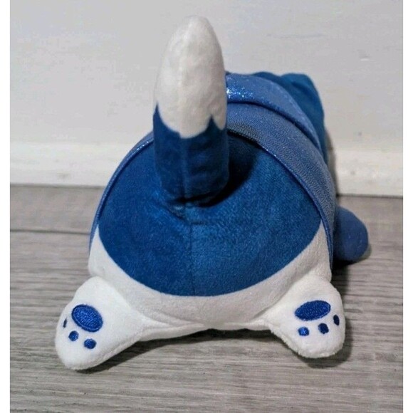 Aphmau MeeMeows 6" Plush Kitty Cat w/ Blue Hoodie Glitter Edition Litter 6 - Picture 4 of 7